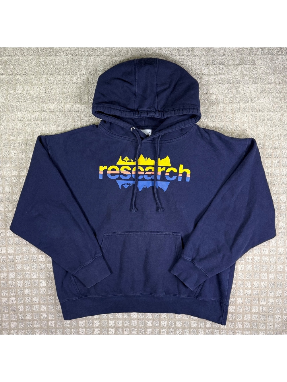 Lrg Lifted Research Group Pullover Hoodie Navy Xl